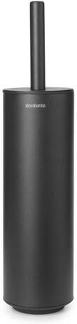 Brabantia MindSet Toiletborstelhouder gesloten rond staand wandmontage mineral infinite grey 303821
