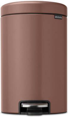 Brabantia NewIcon Pedaalemmer 12 liter kunststof binnenemmer satin taupe 234002