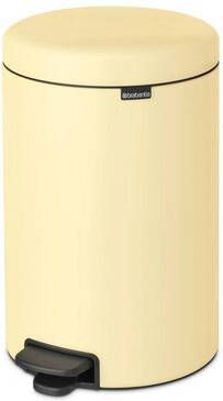 Brabantia NewIcon Pedaalemmer 20 liter kunststof binnenemmer mellow yellow 233821
