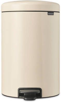 Brabantia NewIcon Pedaalemmer 20 liter kunststof binnenemmer soft beige 149948