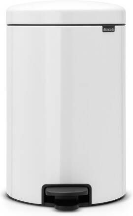 Brabantia NewIcon Pedaalemmer 20 liter kunststof binnenemmer wit 111846