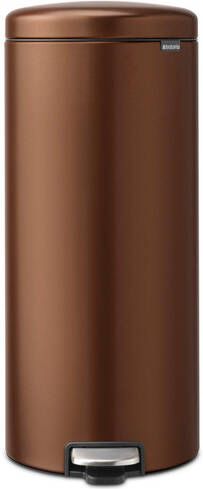 Brabantia NewIcon Pedaalemmer 30 liter kunstof binnenemmer warm bronze 238789