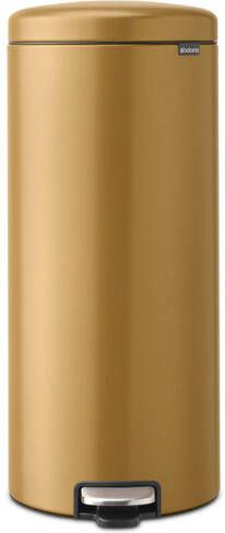 Brabantia NewIcon Pedaalemmer 30 liter kunstof binnenemmer warm gold 238765