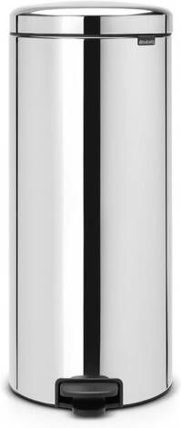 Brabantia NewIcon Pedaalemmer 30 liter kunststof binnenemmer brilliant steel 114366