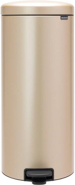 Brabantia NewIcon Pedaalemmer 30 liter kunststof binnenemmer metallic gold 304484