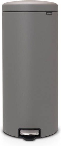 Brabantia NewIcon Pedaalemmer 30 liter kunststof binnenemmer mineral concrete grey 119187