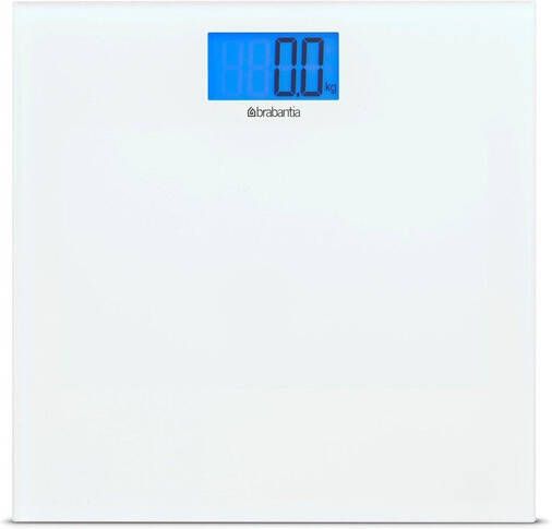 Brabantia Personenweegschaal 30x25x30cm digitaal wit 483127