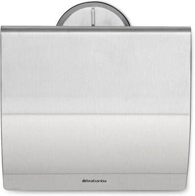 Brabantia profile toiletrolhouder met klep profile matt steel 427626