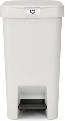 Brabantia StepUp Pedaalemmer 16 liter light grey 800221