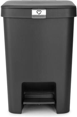 Brabantia StepUp Pedaalemmer 25 liter donker grijs 800269