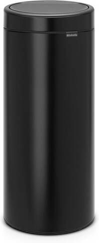 Brabantia Touch Bin Afvalemmer 30 liter kunststof binnenemmer matt black 115301