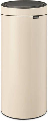 Brabantia Touch Bin Afvalemmer 30 liter kunststof binnenemmer soft beige 149986