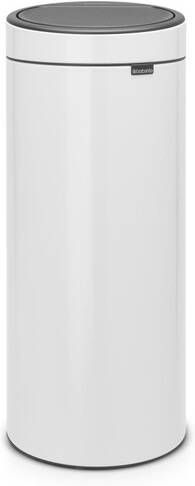Brabantia Touch Bin Afvalemmer 30 liter kunststof binnenemmer wit 115141