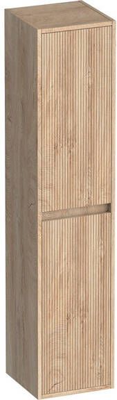 Brauer Adore Wavy hoge kast 160 met 2 deuren greeploos links- of rechtsdraaiend Forest Wheat HK-ADW160FW