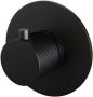 Brauer Black Carving inbouw douchethermostaat inbouwdeel 1 carving knop mat zwart 5-S-090 - Thumbnail 2