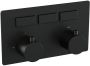 BRAUER Black Edition 3 functies inbouwthermostaat drukknoppen in afbouwdelen zwart mat 5-S-156 - Thumbnail 1