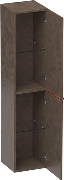 Brauer Elevate badkamerkast 160x35x35cm excl. opleggrepen 2 deuren links- of rechtsdraaiend Erosion HK-EL160ER