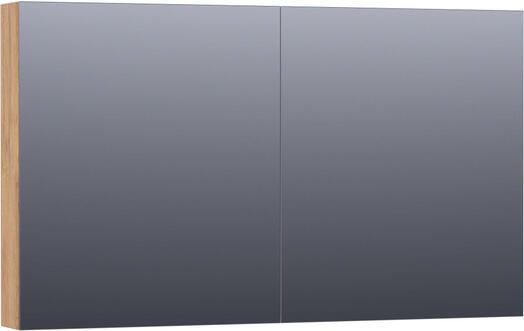 Brauer Impress Deluxe spiegelkast 120x70x15cm interne en externe verlichting 2 dubbelzijdige spiegeldeuren Chateau SK-IMD120CH