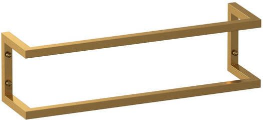 Brauer Combi Handdoekrek 60x15x15cm horizontaal verticaal geborsteld goud AE-HBA60GG