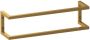 Brauer Combi Handdoekrek 60x15x15cm horizontaal verticaal geborsteld goud AE-HBA60GG - Thumbnail 1