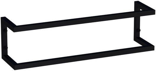 Brauer Combi Handdoekrek 60x15x15cm horizontaal verticaal mat zwart AE-HBA60MZ
