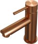 Brauer Wastafelmengkraan Copper Edition Coldstart Opbouw Laag Ronde Hendel Geborsteld Koper PVD - Thumbnail 2