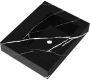 Brauer Coral wastafel 60x46x10cm 1 wasbak 0 kraangaten composiet marmerlook Nero Marquina WT-CA600NM - Thumbnail 1