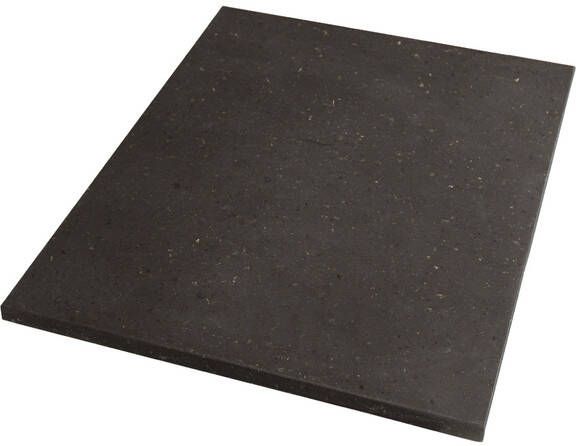 BRAUER Corestone Small Wastafelblad 60x40x2cm zonder kraangat natuursteen basalt 2806