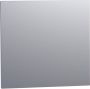 Brauer Emerald spiegel 70x70cm rechthoek aluminium SP-EM70RH - Thumbnail 1