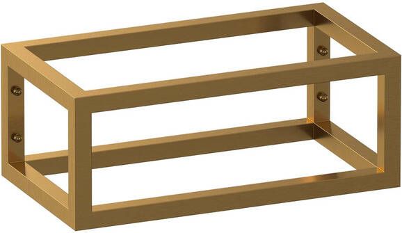 Brauer Frame fonteinframe 40x22x45cm Metaal Geborsteld Goud FO-BE40GG