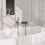 Brauer Gunmetal Edition opbouw baddouche thermostaatkraan SET 04 met wandhouder en 3-standen handdouche en doucheslang gunmetal geborsteld PVD - Thumbnail 2