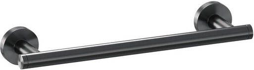 Brauer Handdoekrek Gunmetal Edition 30 cm Gunmetal Geborsteld PVD