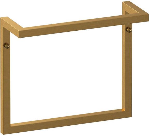 Brauer Handdoekrek 35x30x12cm geborsteld goud AE-HBB35GG