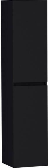 Brauer Joy badkamerkast 160x35x35cm 2 deuren greeploos links- of rechtsdraaiend mat zwart HK-JY160MZ