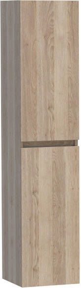 Brauer Joy badkamerkast 160x35x35cm 2 deuren greeploos links- of rechtsdraaiend Sunlit HK-JY160SL