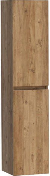 Brauer Joy badkamerkast 160x35x35cm met 2 deuren greeploos links- of rechtsdraaiend Chateau HK-JY160CH