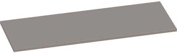 Brauer MDF wastafelblad 120x46x2cm zonder kraangat MDF mat Taupe TB-OCS120MT