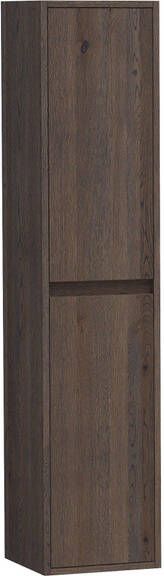 Brauer Nexxt 160 Badkamerkast 160x35x35cm 2 links rechtsdraaiende deuren hout black oak HK-AD160LEZ