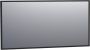 Brauer Onyx spiegel 140x70cm rechthoekig zwart geborsteld frame SP-ON140RHZ - Thumbnail 1