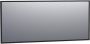 Brauer Onyx spiegel 160x70cm rechthoekig zwart geborsteld frame SP-ON160RHZ - Thumbnail 1