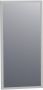 Brauer Onyx spiegel 40x80cm rechthoekig aluminium-kleurig geborsteld frame SP-ON40RHA - Thumbnail 1