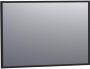 BRAUER Silhouette Spiegel 100x70cm zonder verlichting rechthoek zwart 3504 - Thumbnail 1