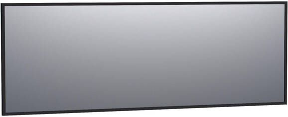 BRAUER Silhouette Spiegel 200x70cm zonder verlichting rechthoek zwart 3508