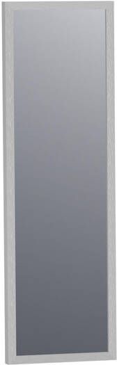 BRAUER Silhouette Spiegel 25x80cm zonder verlichting rechthoek aluminium 3530