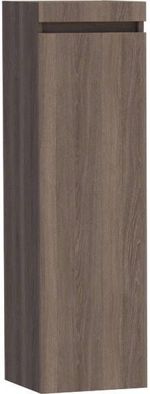 Brauer Solution Badkamerkast 120x35x35cm 1 greeploze linksdraaiende deur MFC legno viola 7819