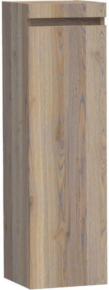 Brauer Solution Badkamerkast 120x35x35cm 1 rechtsdraaiende deur hout Vintage oak HK-MES120RVO