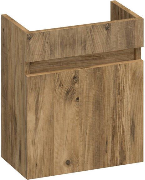 BRAUER Solution Fonteinonderkast 40x45x22cm 1 linksdraaiende deur MFC old castle FO-SLLOC