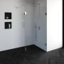 Brauer Void inloopdouche helder glas 110x200 met 30 zijwand incl. glascoating chroom GS-VOI2H11030200CE - Thumbnail 1