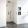 Brauer Void nisdeur helder glas 100x200 omkeerbaar incl. glascoating PVD RVS-kleurig geborsteld GS-VON1H100200NG - Thumbnail 2