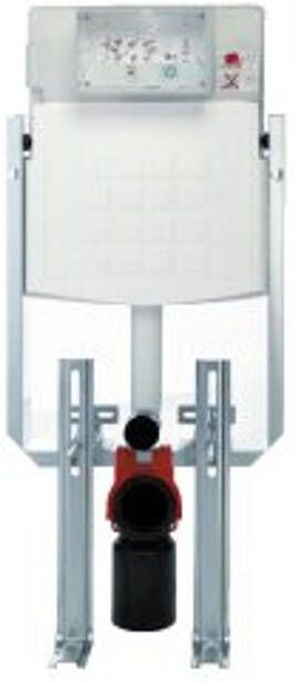Burda Kombiset WC module met geberit inbouwreservoir UP320 met dual flush met frontbediening 511109